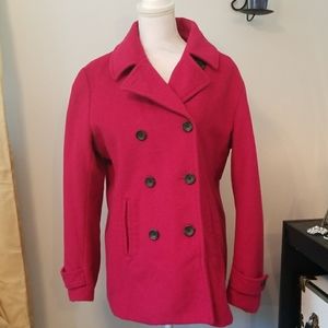Lands End wool peacoat